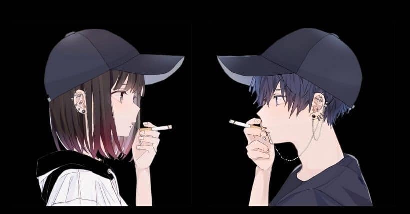 Hình anime FF cặp đôi dễ thương