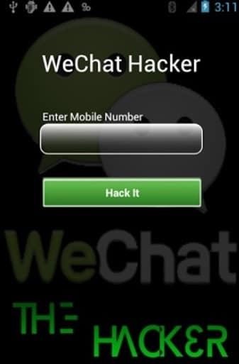Sử dụng Ứng Dụng Hack WeChat Hacker