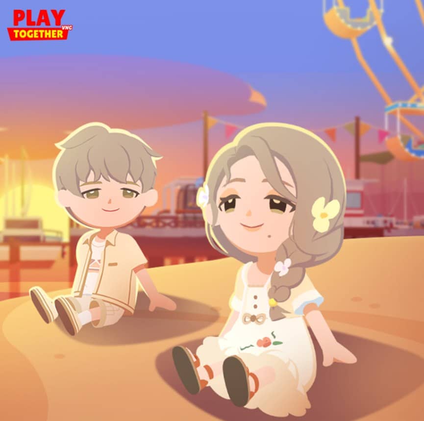 Vẽ quần áo Play Together chibi dễ thương