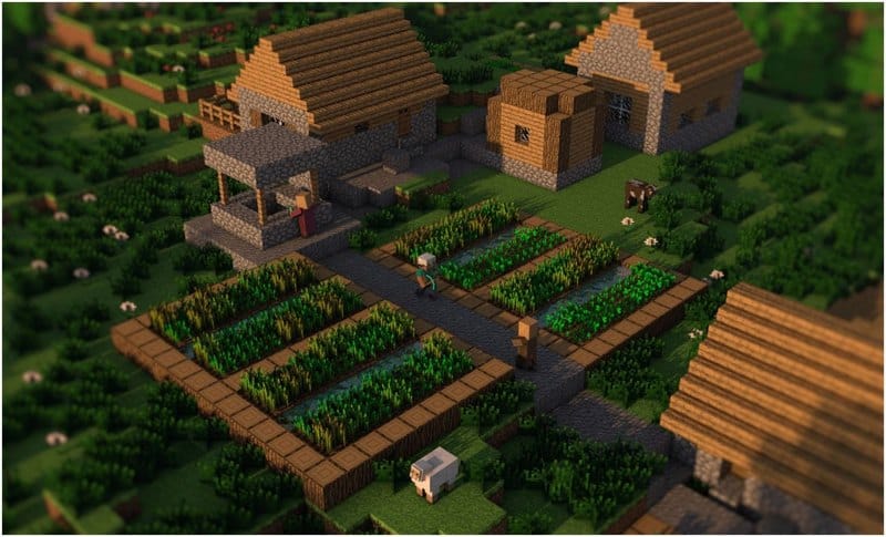 Ảnh Nhà Dân Làng Trong Minecraft