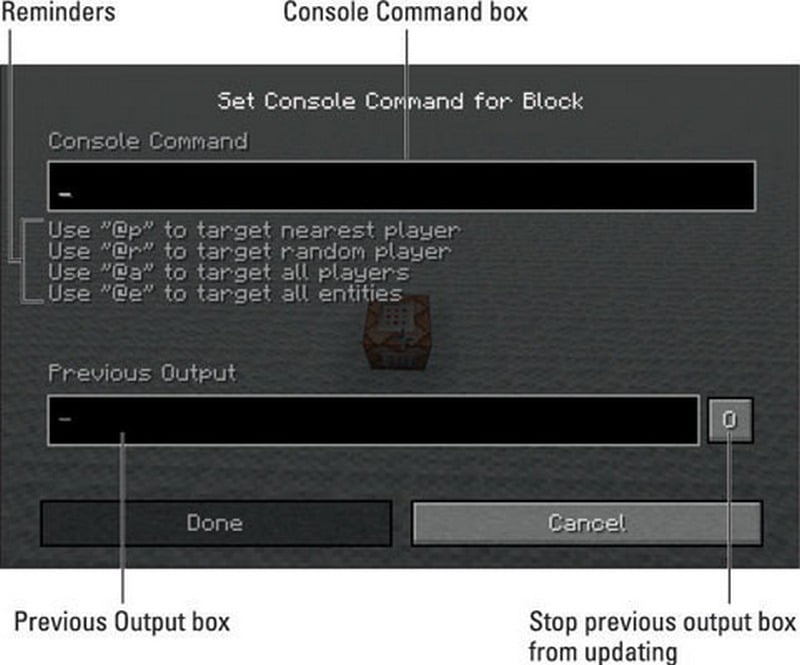 Lập trình Command Block