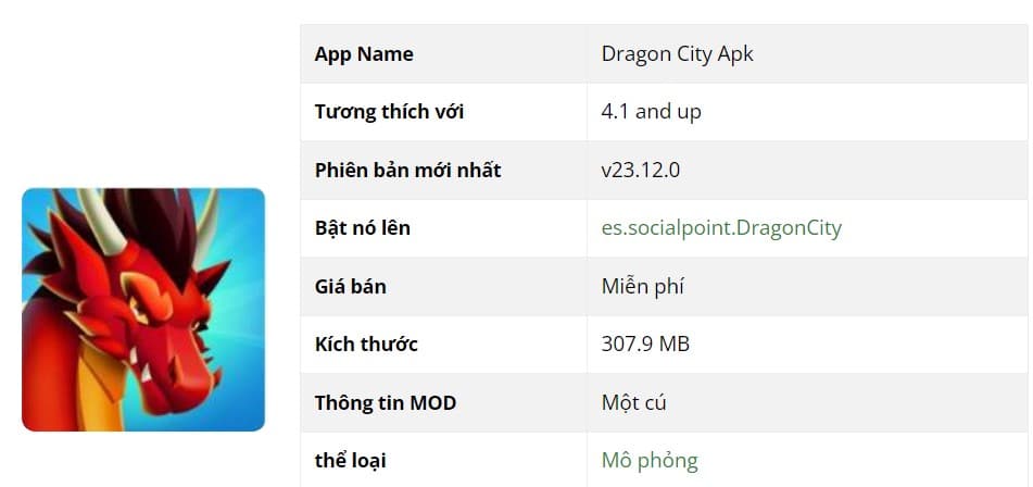 APK Dragon City Mod v23.12.0