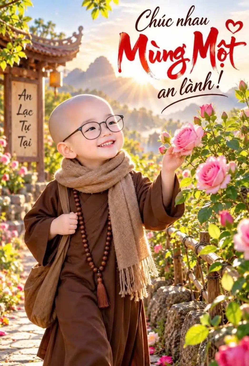 Ảnh Chúc Nhau Mùng 1 An Lành