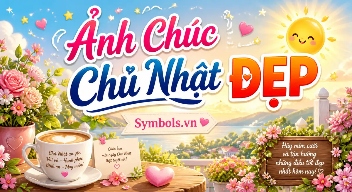 Ảnh Đẹp Chúc Chủ Nhật