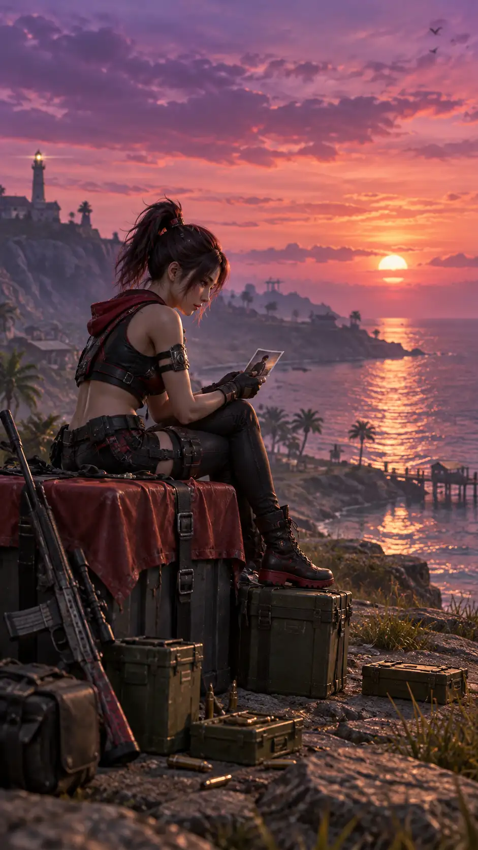 Ảnh Free Fire Thất Tình Nữ Buồn