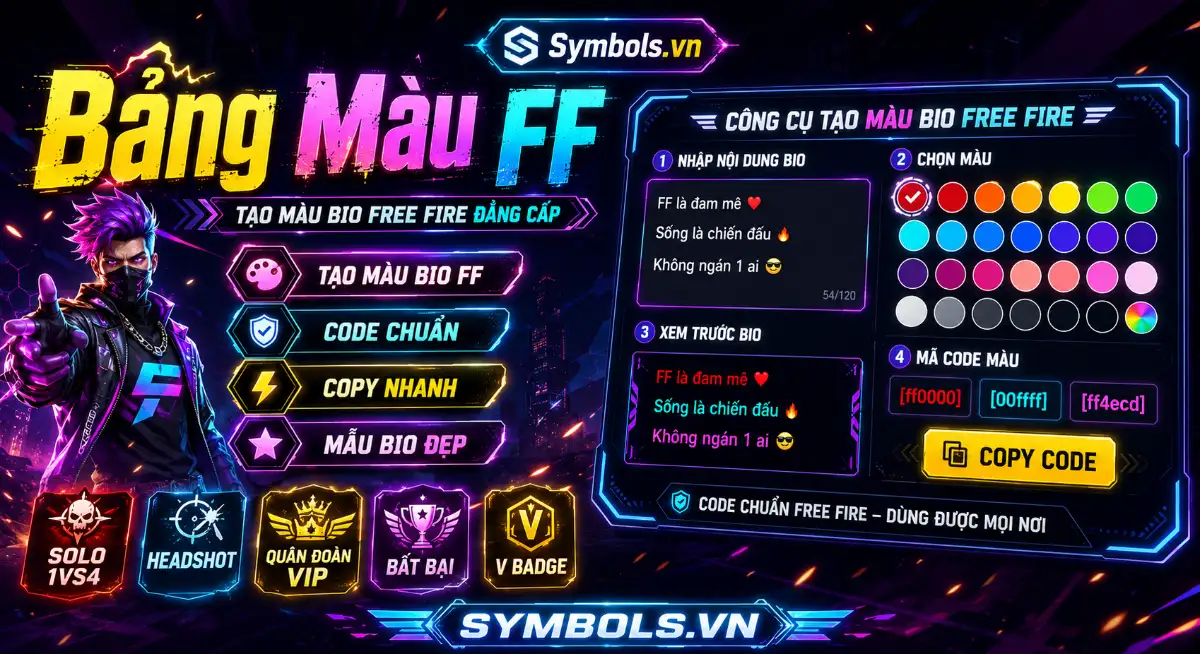 Bảng Màu FF