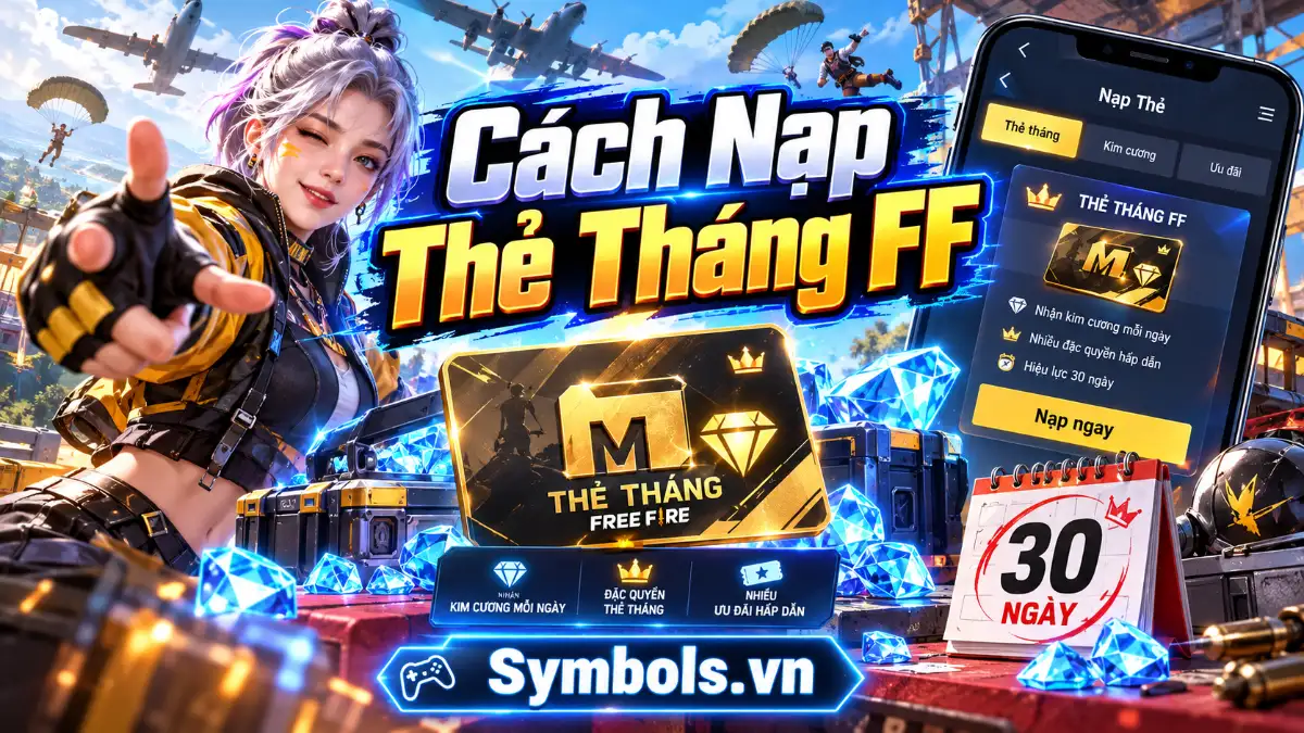 Cách Nạp Thẻ Tháng FF