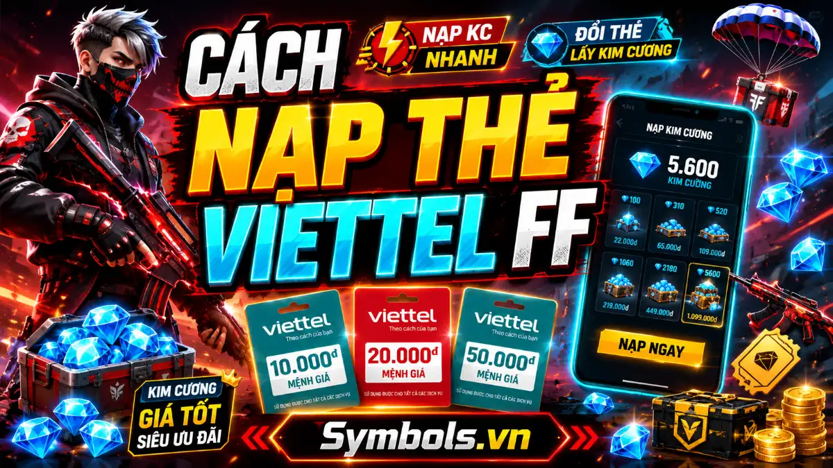 Cách Nạp Thẻ Viettel FF