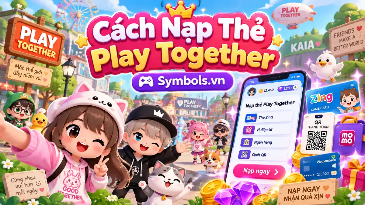 Cách nạp thẻ Play Together
