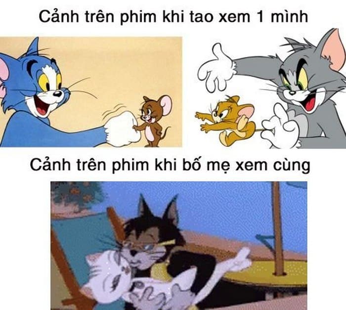 Chia sẻ những meme Tom Jerry hài hước
