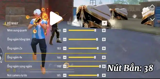 Độ Nhạy FF Full Đỏ Cho Realme