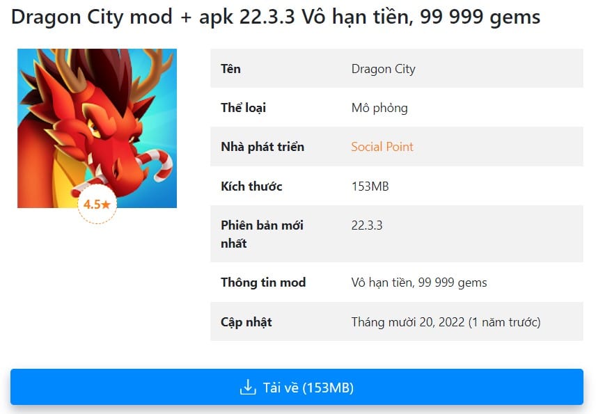 Dragon City mod + apk 22.3.3