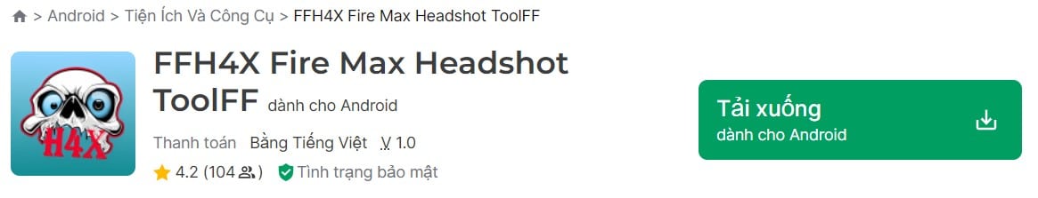 FFH4X Fire Max Headshot ToolFF V1.0
