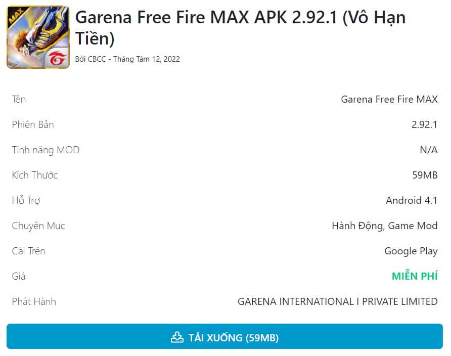 Garena Free Fire MAX APK 2.92.1