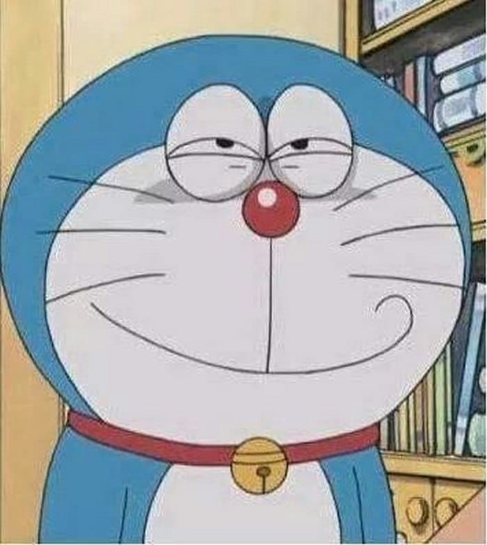 Hình ảnh chế cười nham hiểm anime Doraemon