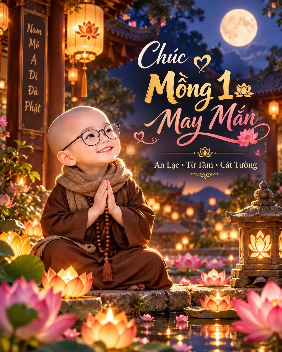 Hình ảnh mùng 1 đầu tháng may mắn