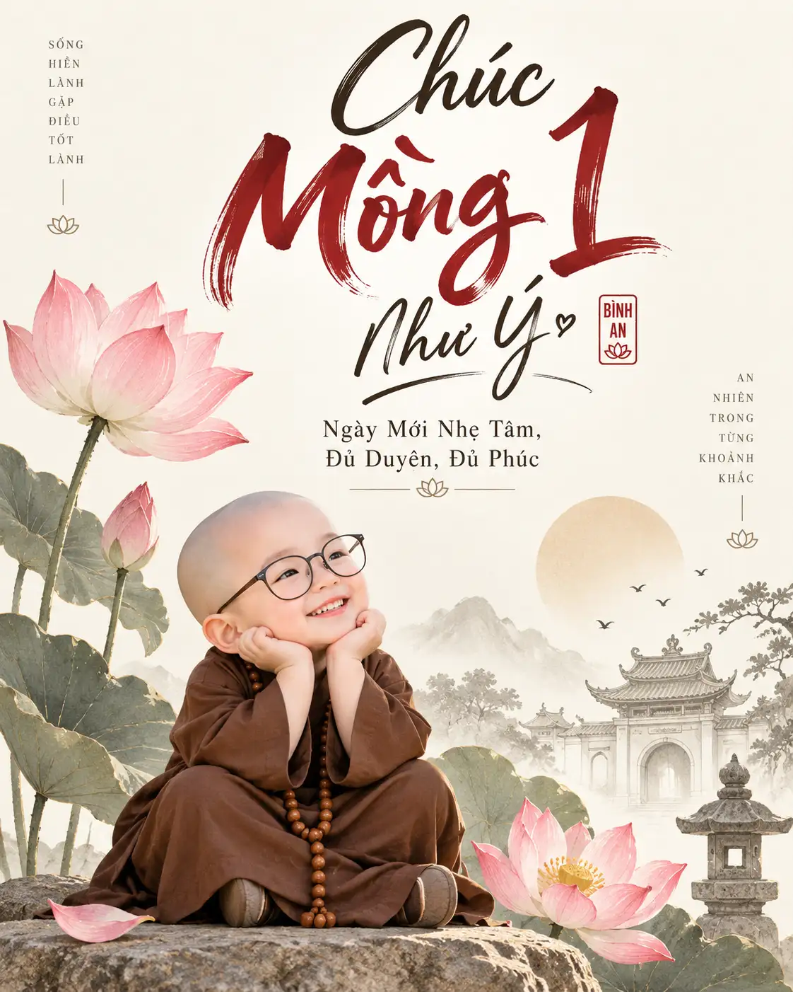 Hình ảnh mùng 1 đầu tháng như ý