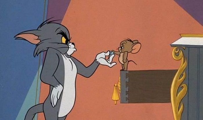 Hình meme Tom and Jerry gốc hài
