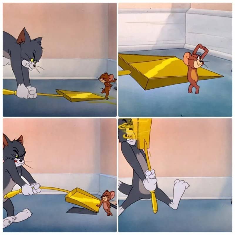 Hình meme Tom and Jerry gốc