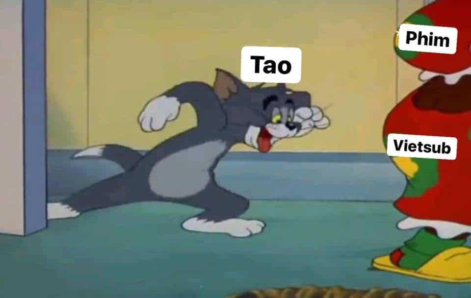 Meme Tom and Jerry bá đạo chế vui