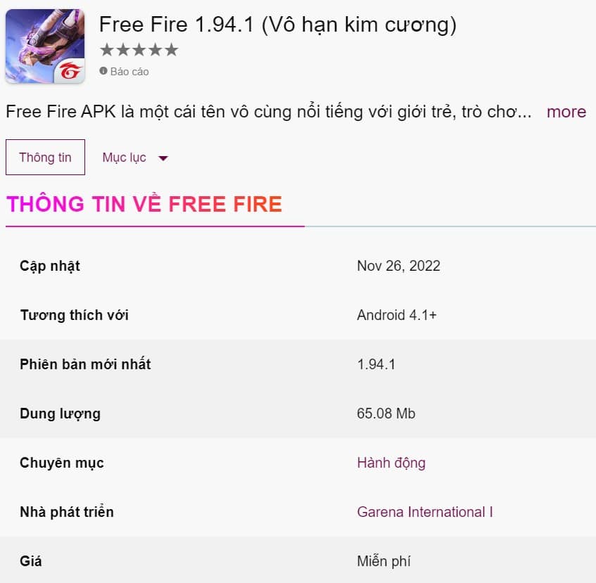 Mod Free Fire 1.94.1