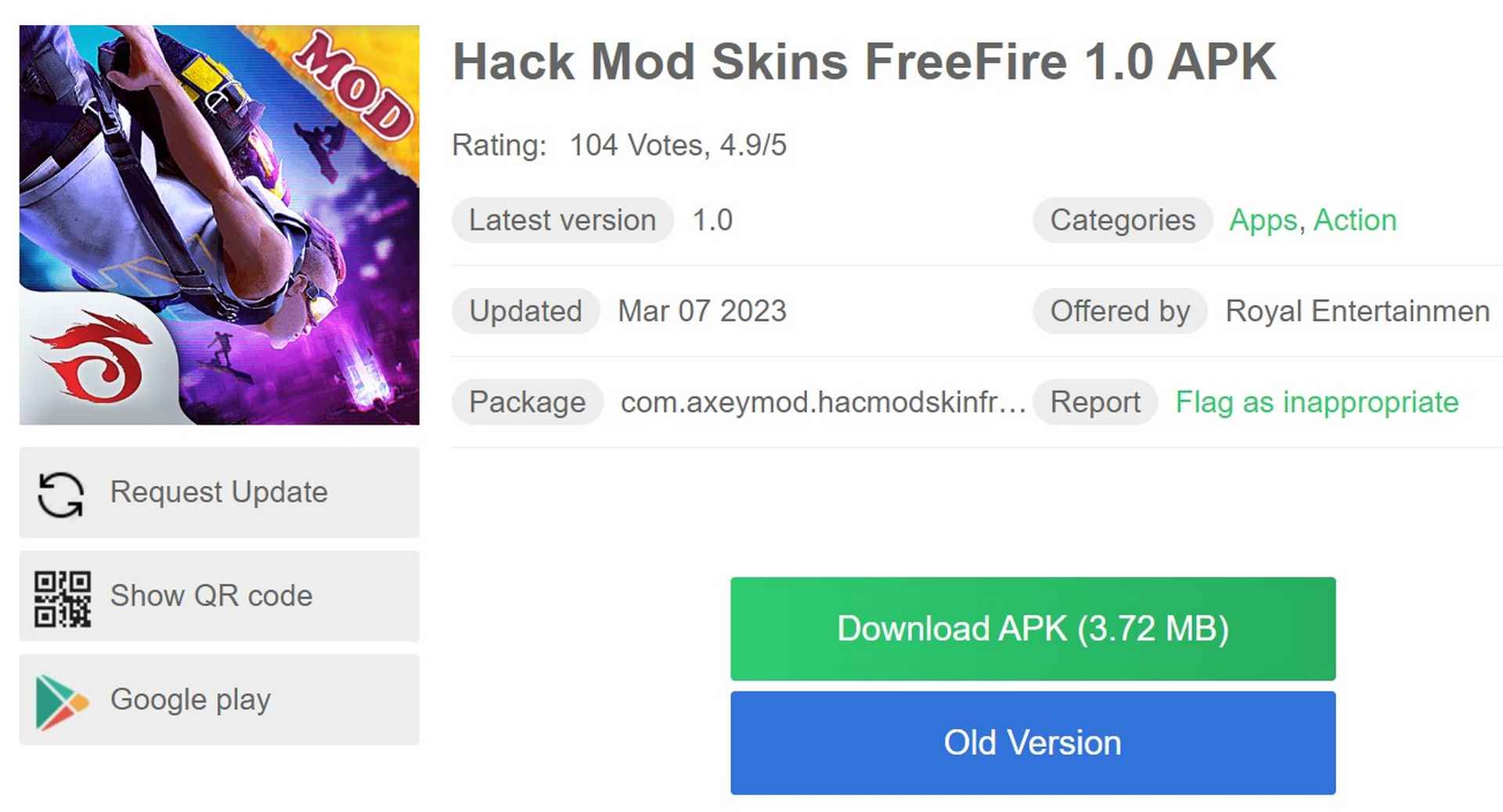 Mod Skins FreeFire 1.0 APK
