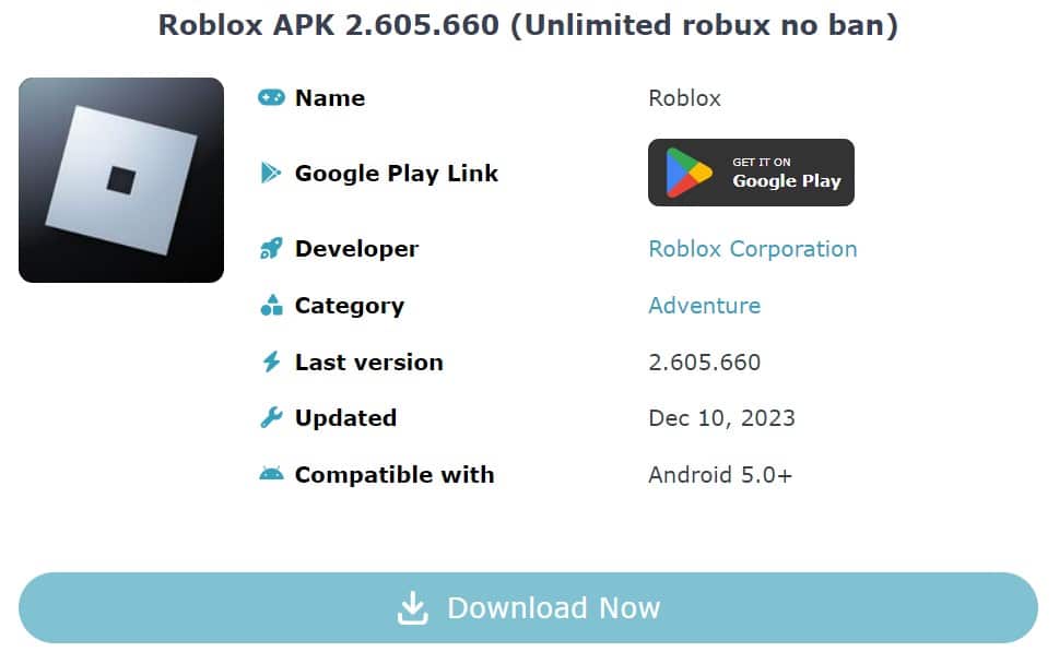 Roblox APK 2.605.660 
