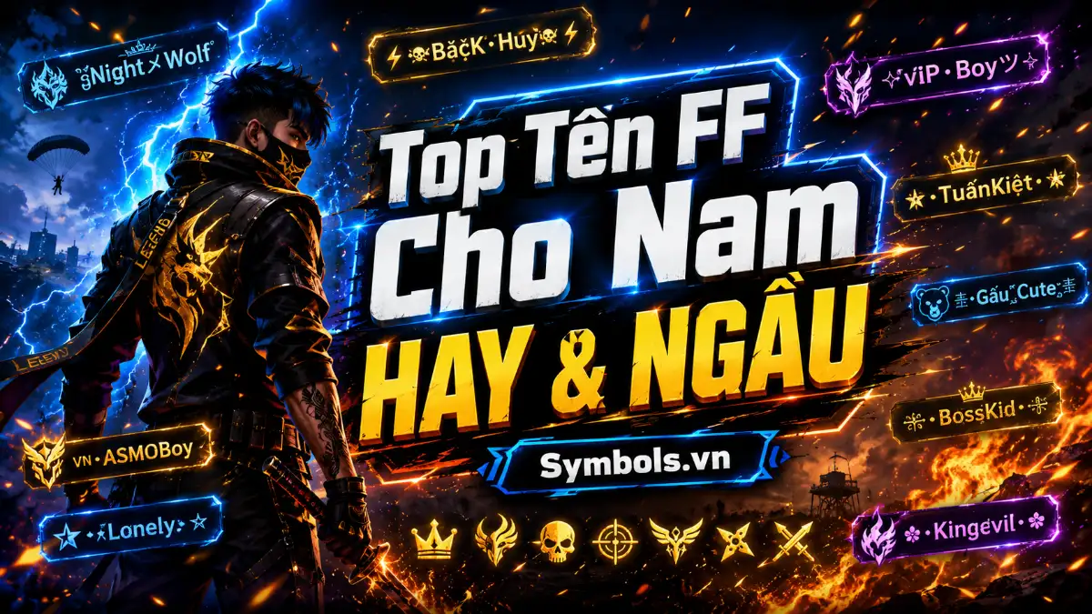 Tên FF Hay Cho Nam