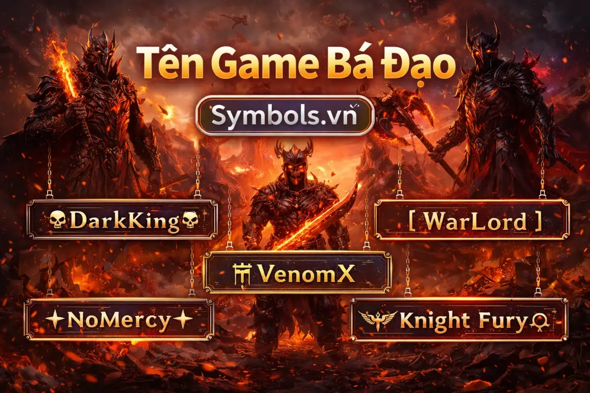 Tên Game Bá Đạo