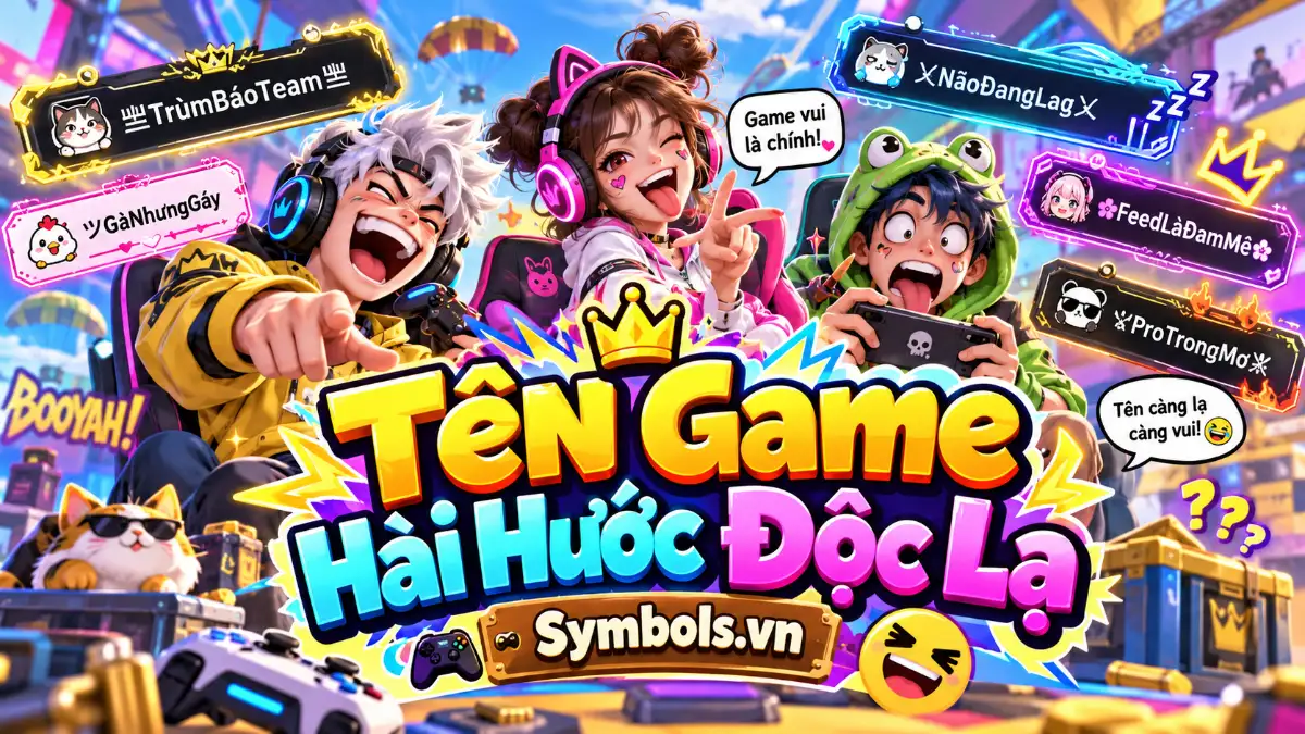 Tên Game Hài Hước Độc Lạ