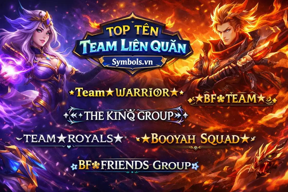 Tên Team Liên Quân