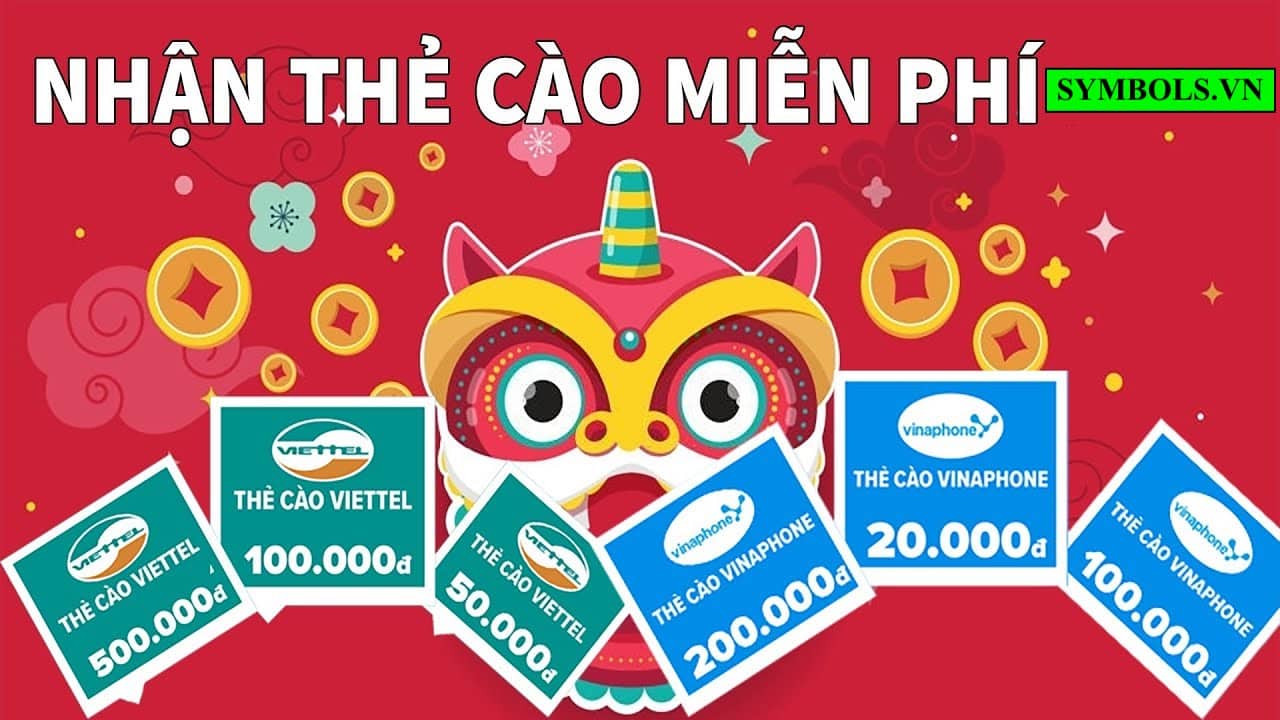 Thẻ Cào Miễn Phí