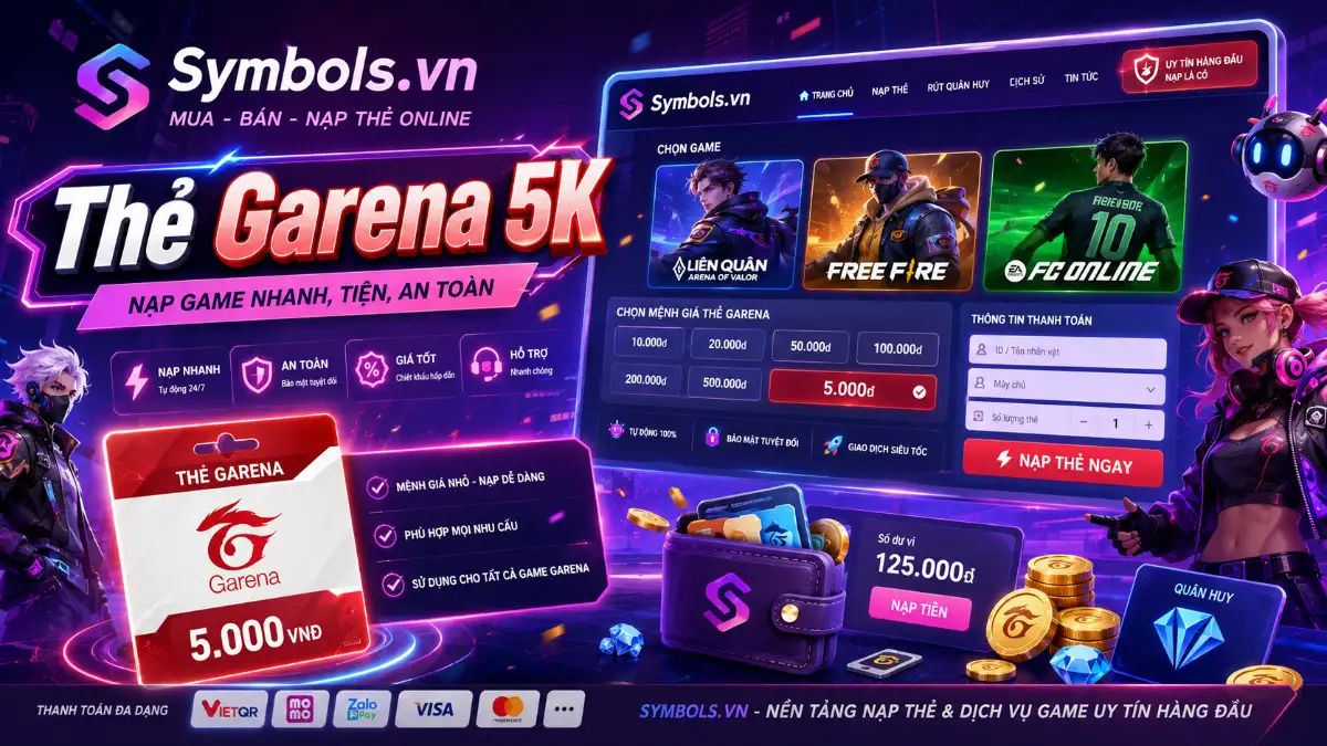 Thẻ Garena 5K
