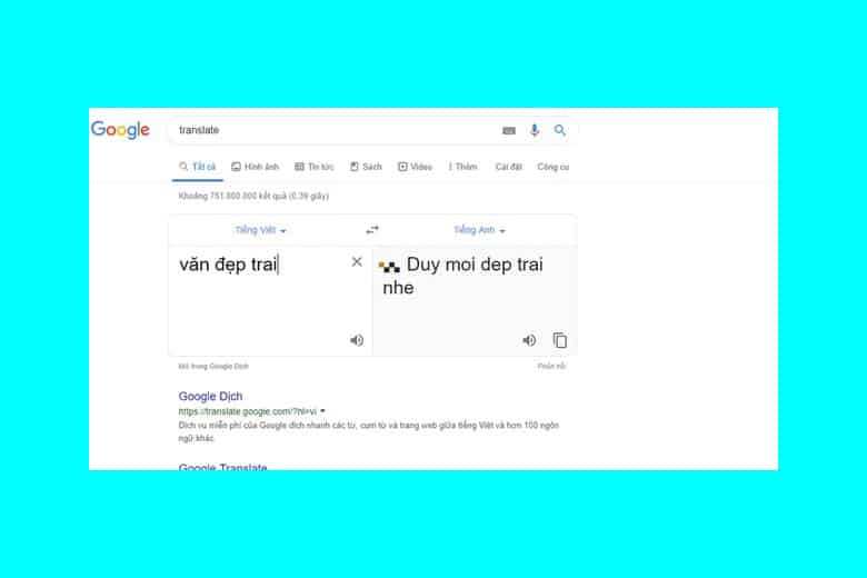 Troll Google Dịch Nói Bậy
