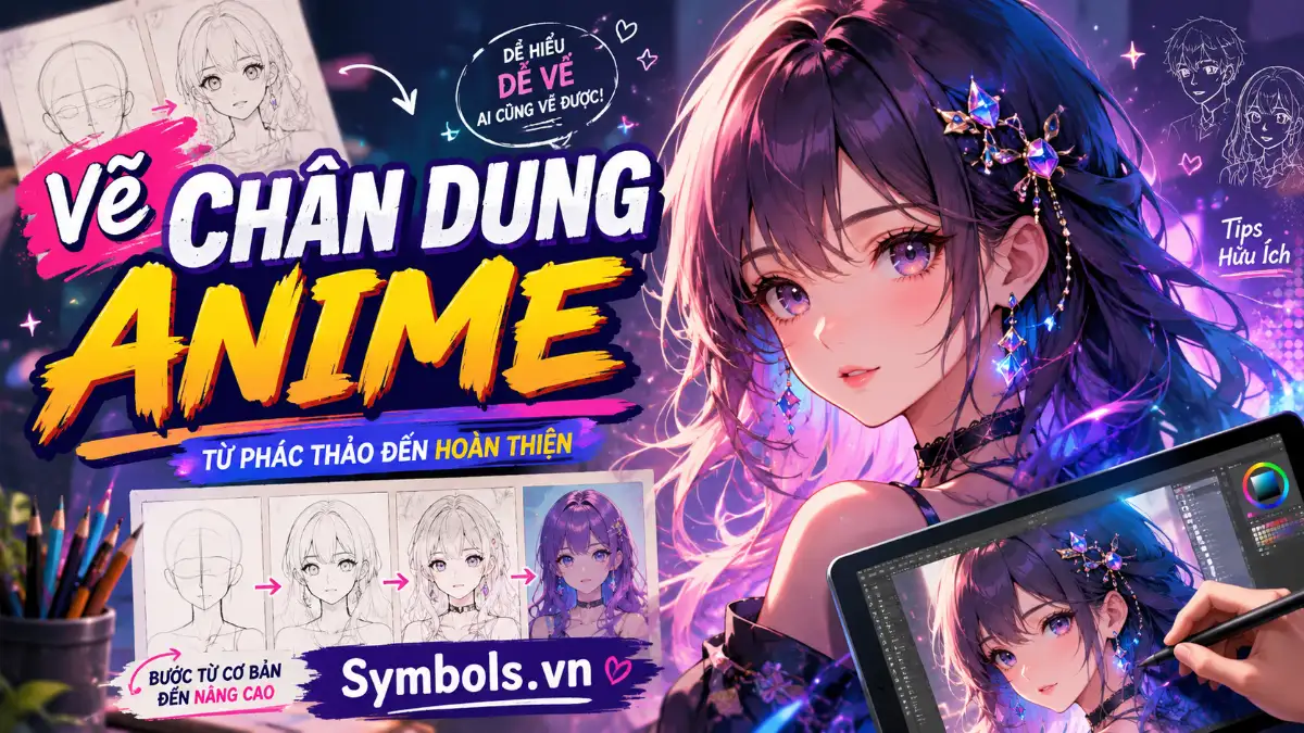 Vẽ Chân Dung Anime
