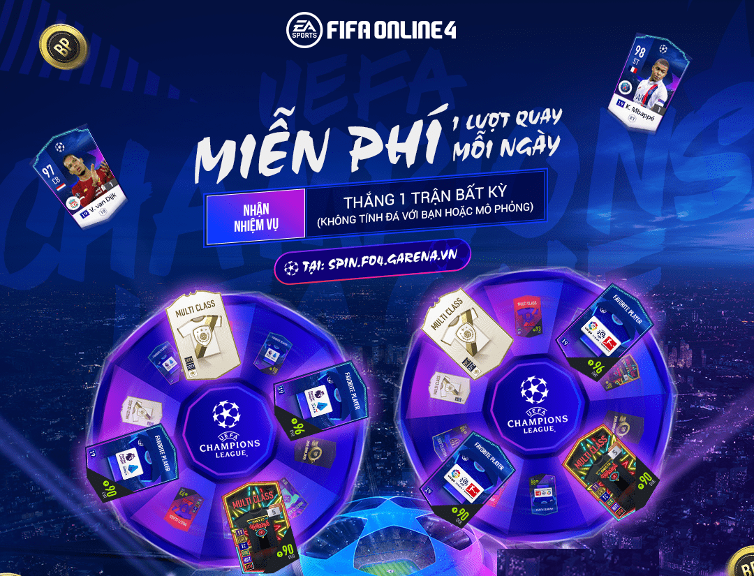 Vòng Quay FO4 Miễn Phí