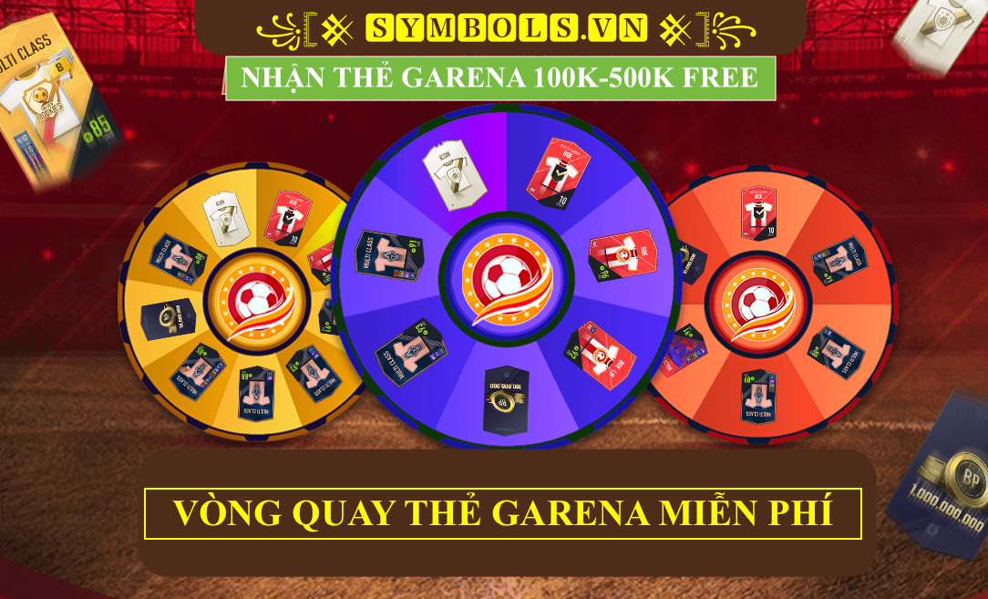 Vòng Quay Thẻ Cào Garena Miễn Phí