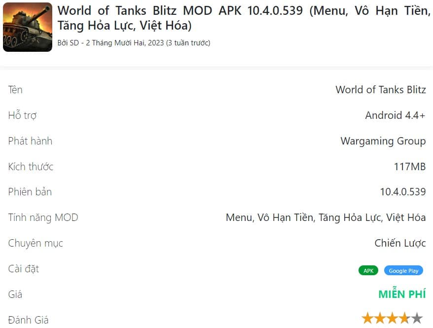 World of Tanks Blitz MOD APK 10.4.0.539