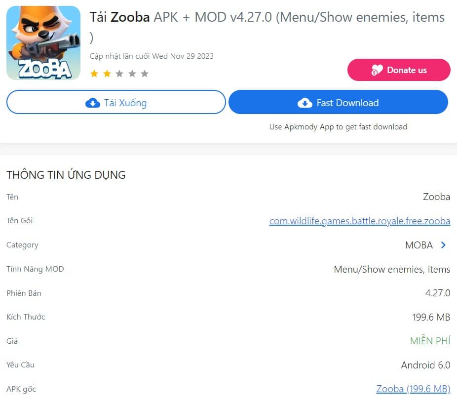 Zooba APK + MOD v4.27.0
