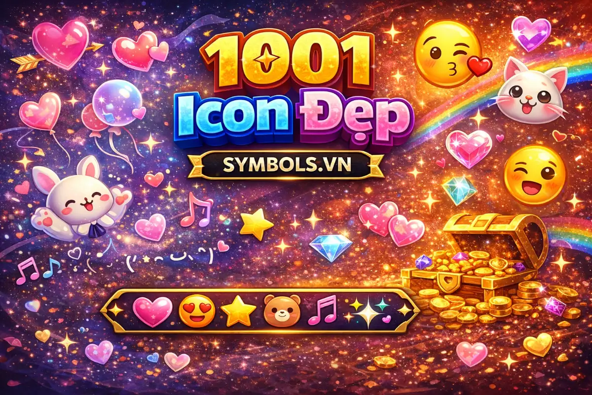 1001 Icon Đẹp