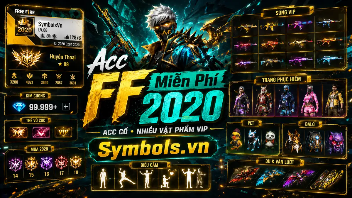 Acc FF Miễn Phí 2020