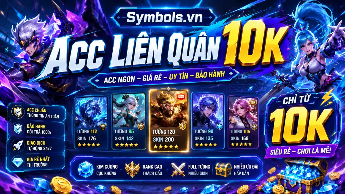 Acc Liên Quân 10k