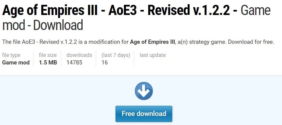 Age of Empires III - AoE3 - Revised v.1.2.2