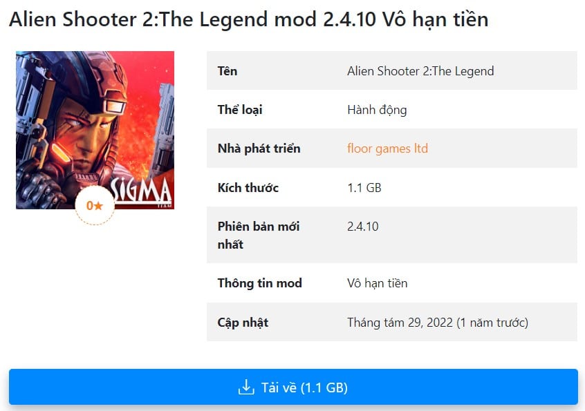 Alien Shooter 2 The Legend mod 2.4.10