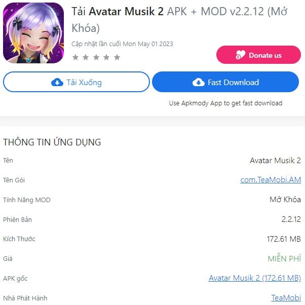 Avatar Musik 2 APK + MOD v2.2.12