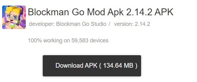 Blockman Go Mod Apk 2.14.2