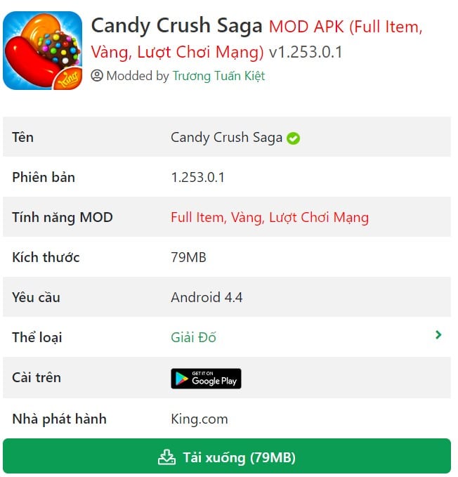 Candy Crush Saga MOD APK v1.253.0.1