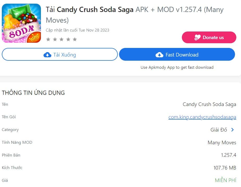 Candy Crush Soda Saga APK + MOD v1.257.4