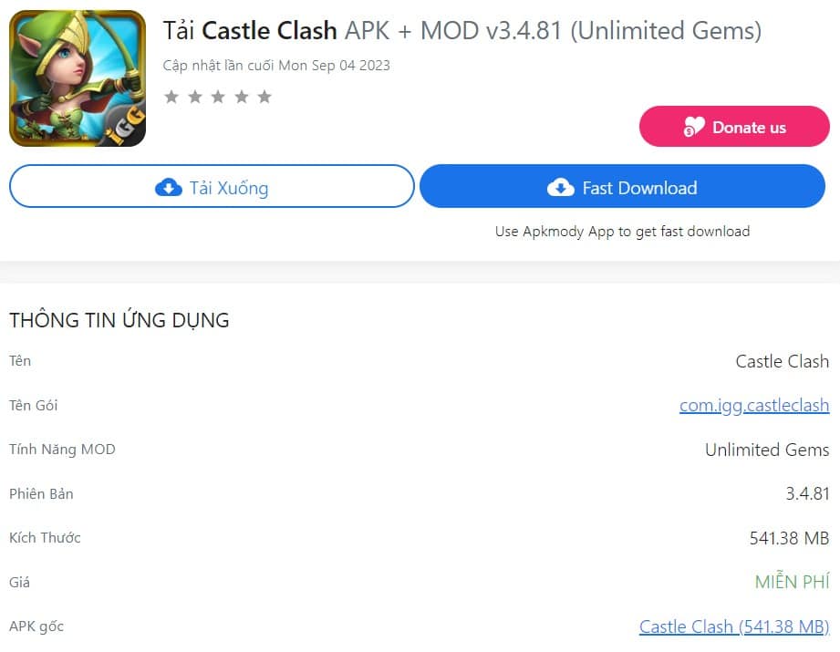 Castle Clash APK + MOD v3.4.81