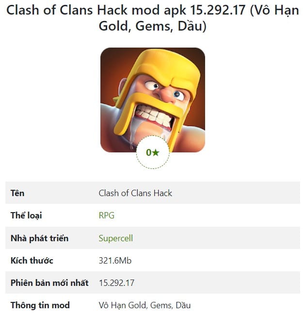 Clash of Clans Hack mod apk 15.292.17